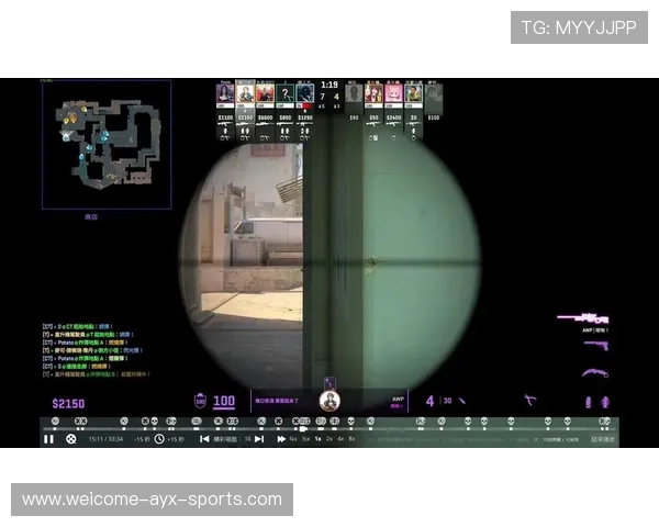 CS2 狙击手打出穿墙三连杀